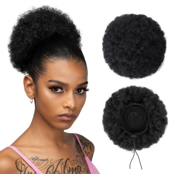 Afro ponytail